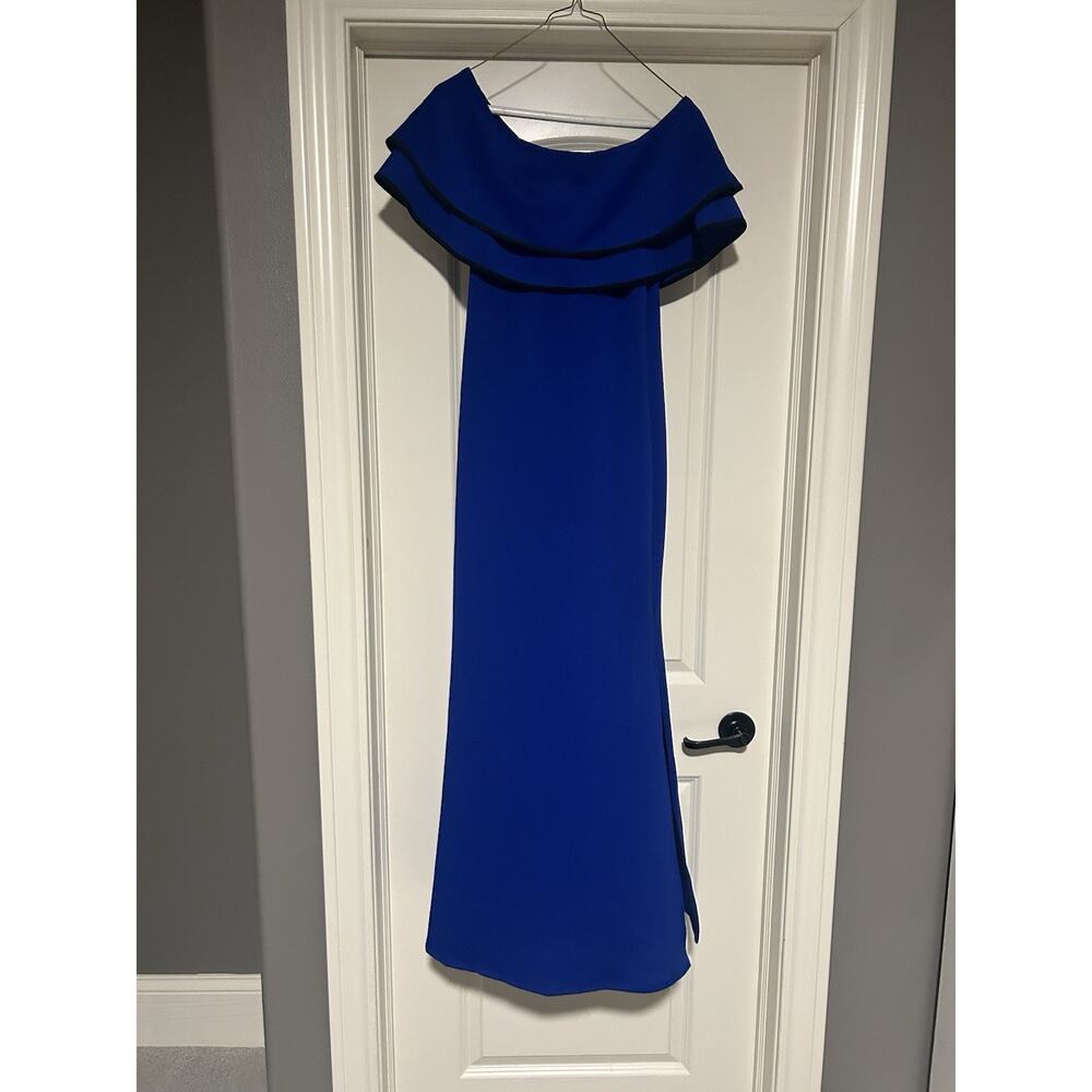 Women’s Sweet Storm Over The Shoulder Dress Size Medium Blue